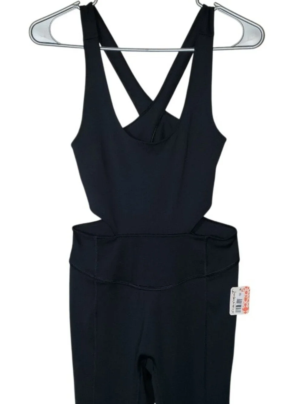 Free People Black Strappy Cutout Jumpsuit - Picture 4 of 13